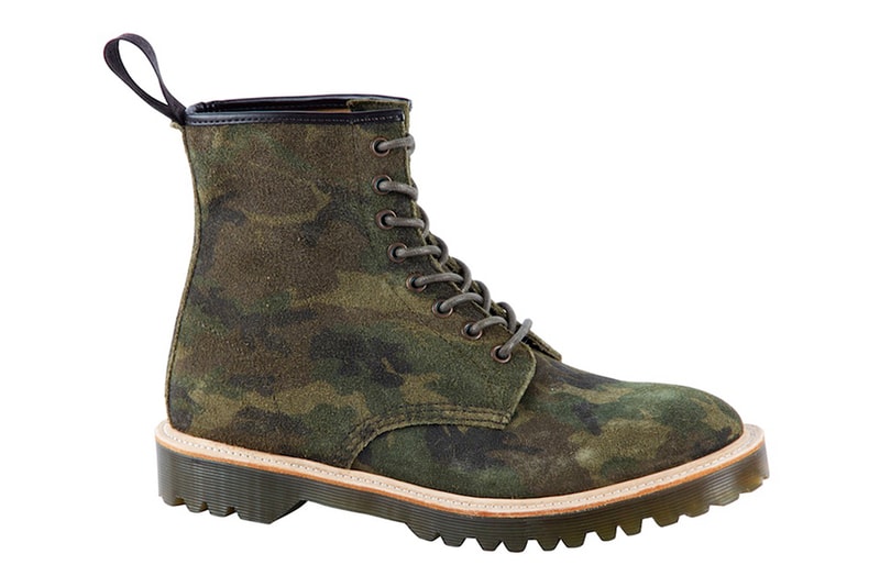 Dr. Martens 2013 Fall Core Premium 1460 Green Camo Suede Boot