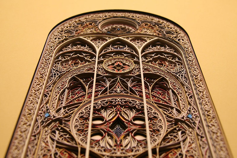 Eric Standley's Laser-Cut Paper Stained Glass Windows