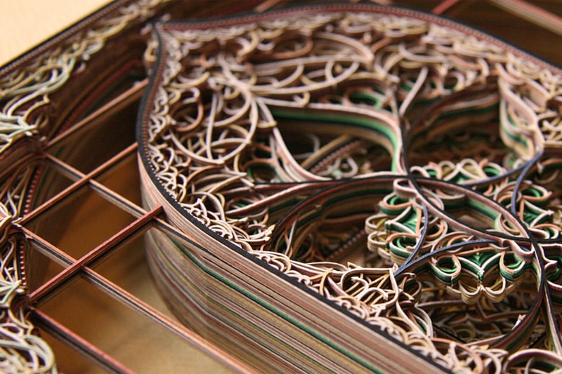 Eric Standley's Laser-Cut Paper Stained Glass Windows
