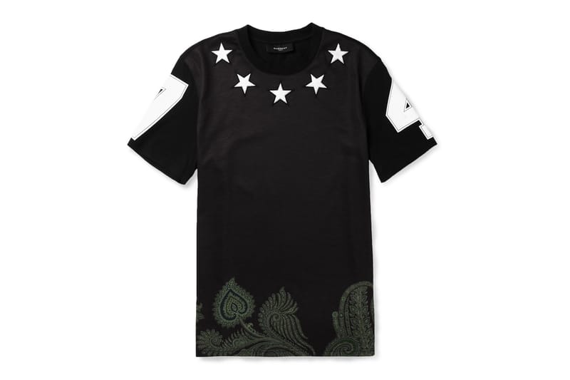 Givenchy Star-Embellished Printed Cotton T-Shirt