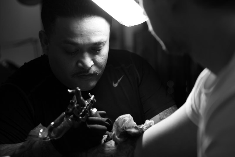 Jun Cha and Jose Lopez London Pop-Up Lowrider Tattoo Studio Recap 