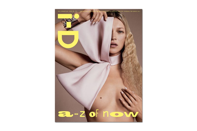 Kate Moss Covers i-D Magazine's 2013 Pre-Spring "Alphabetical" Issue