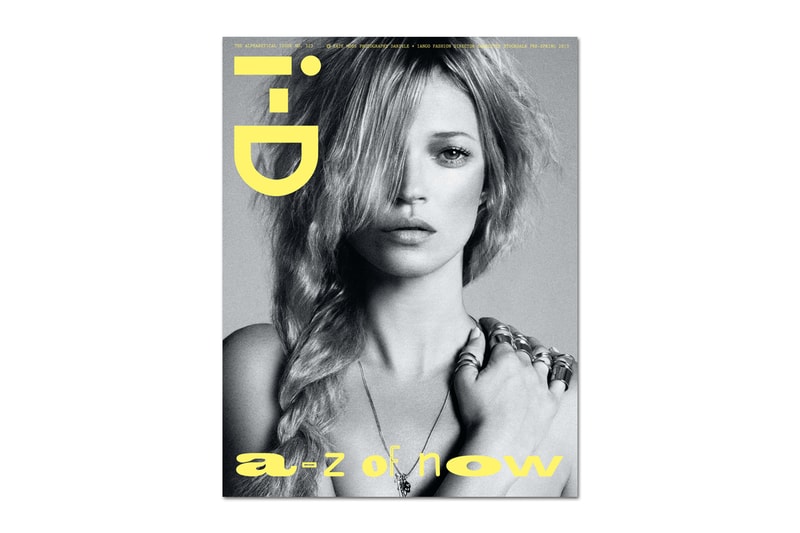 Kate Moss Covers i-D Magazine's 2013 Pre-Spring "Alphabetical" Issue