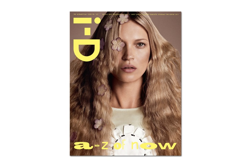 Kate Moss Covers i-D Magazine's 2013 Pre-Spring "Alphabetical" Issue