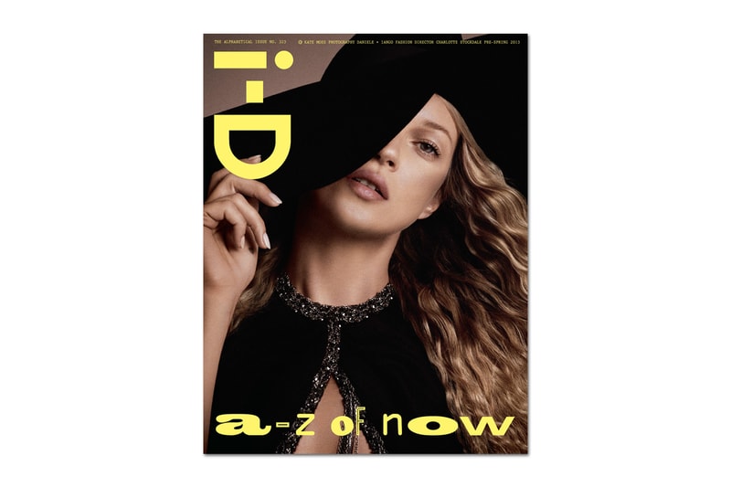 Kate Moss Covers i-D Magazine's 2013 Pre-Spring "Alphabetical" Issue