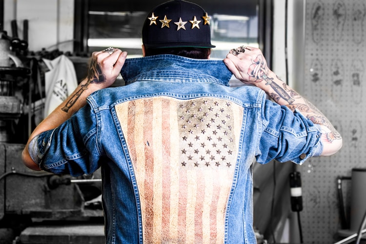 Modern Vice "Rebel Yell" Star-Studded Jean Jacket