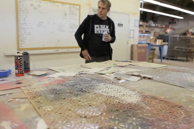 Montana Colors Pays a Visit to Shepard Fairey's Studio