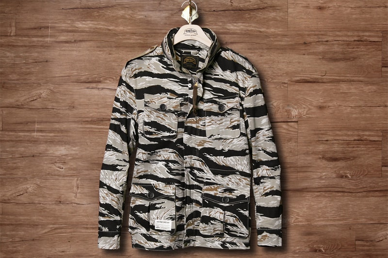 Nudebones 2013 Spring/Summer Harringcon Twilled Tiger Camoflage
