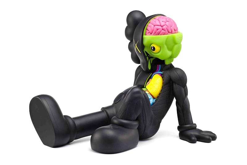 OriginalFake KAWS Companion "Resting Place" Black Preview