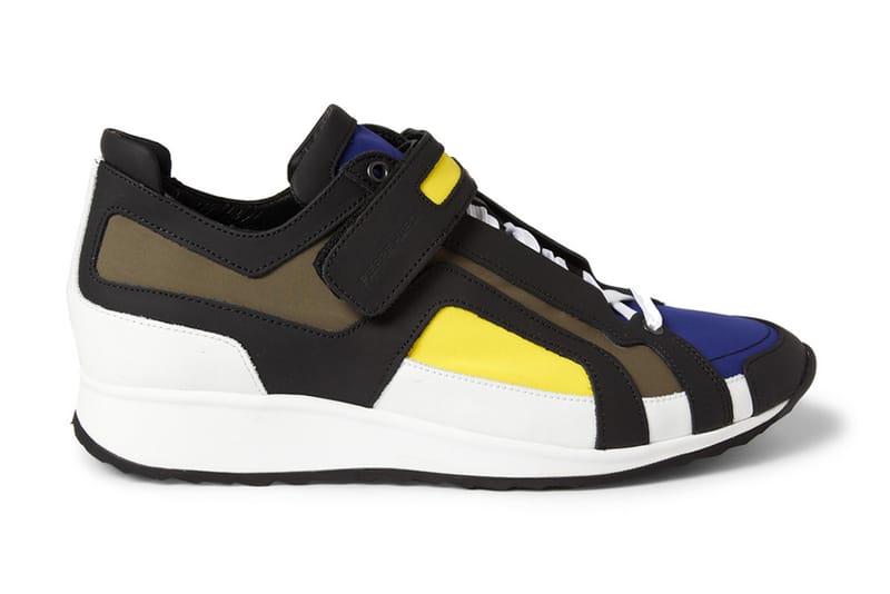 Pierre Hardy Panelled Neoprene Sneakers