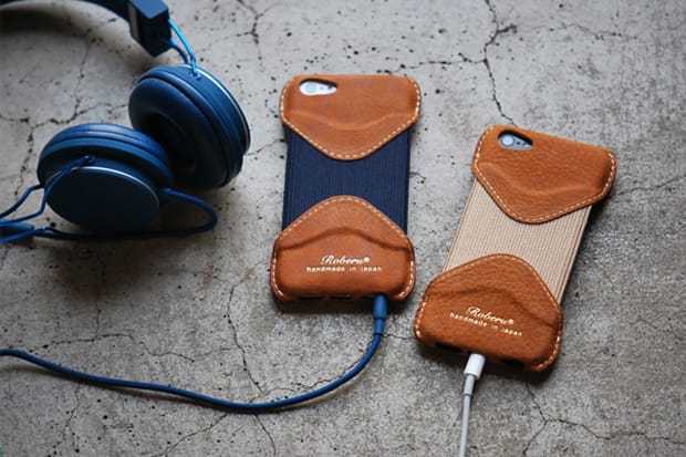 Roberu Vintage Camel Leather iPhone 5 Case