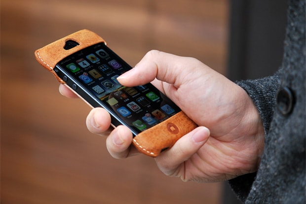 Roberu Vintage Camel Leather iPhone 5 Case