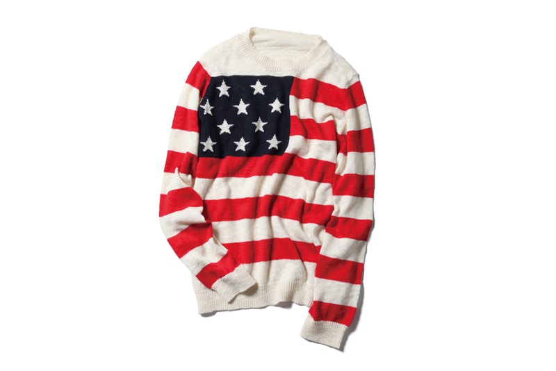 SOPHNET. Stars & Stripes Crew Neck Knit 