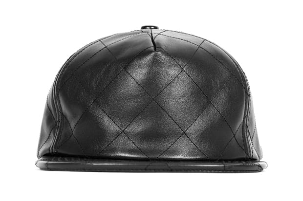 Stampd Black Quilted Lambskin Snapback