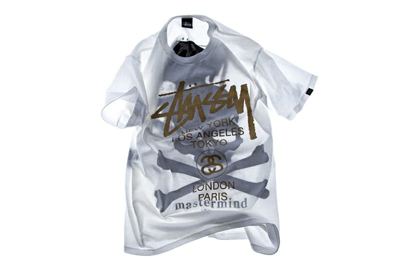 Stussy x mastermind JAPAN Shadow Skull WT T Shirt EYESCREAM