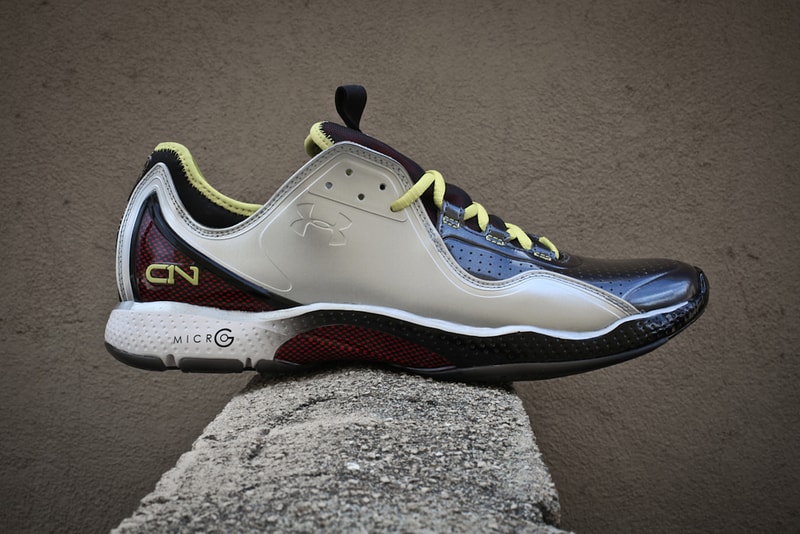 Under Armour Cam Newton Trainer Low Metallic Silver/Red