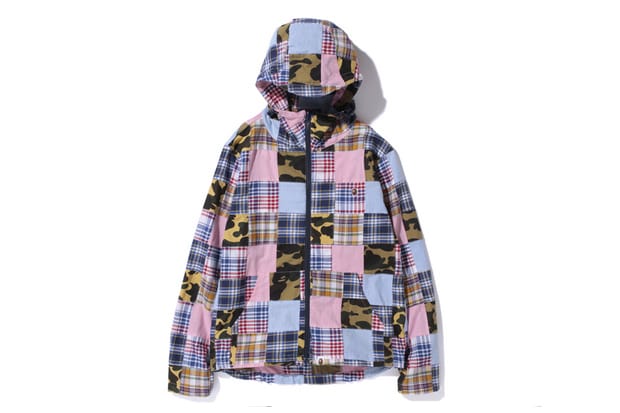 A Bathing Ape 2013 Spring/Summer 1ST CAMO PATCHWORK HOOD JACKET