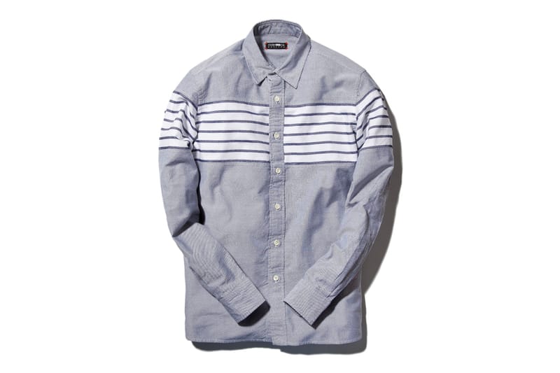 CASH CA 2013 Spring/Summer Navy Chest Border Shirt