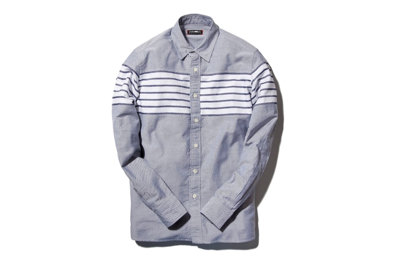 CASH CA 2013 Spring/Summer Navy Chest Border Shirt