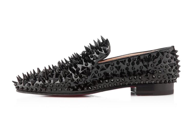 Christian Louboutin Dandy Pik Pik Flat Black Patent