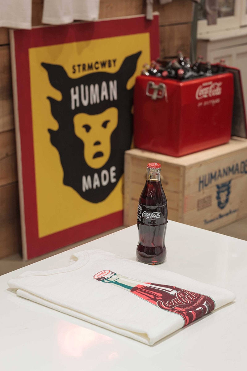 Coca-Cola x HUMAN MADE Installation at PRESENT LONDON