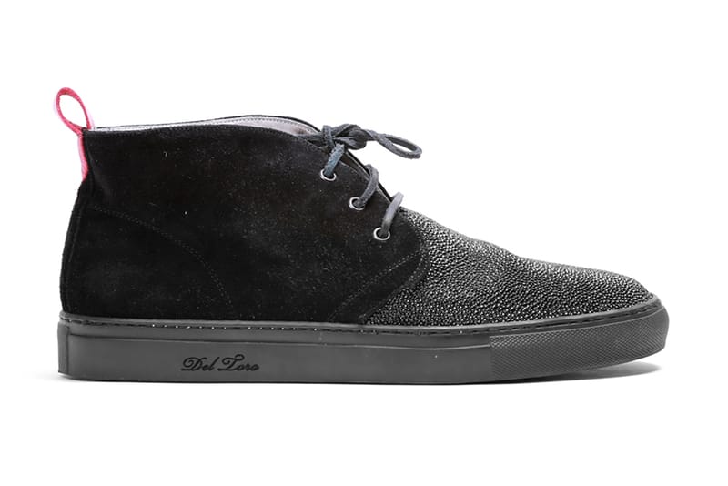 Del Toro Caviar Stingray Panel Alto Chukka Sneaker