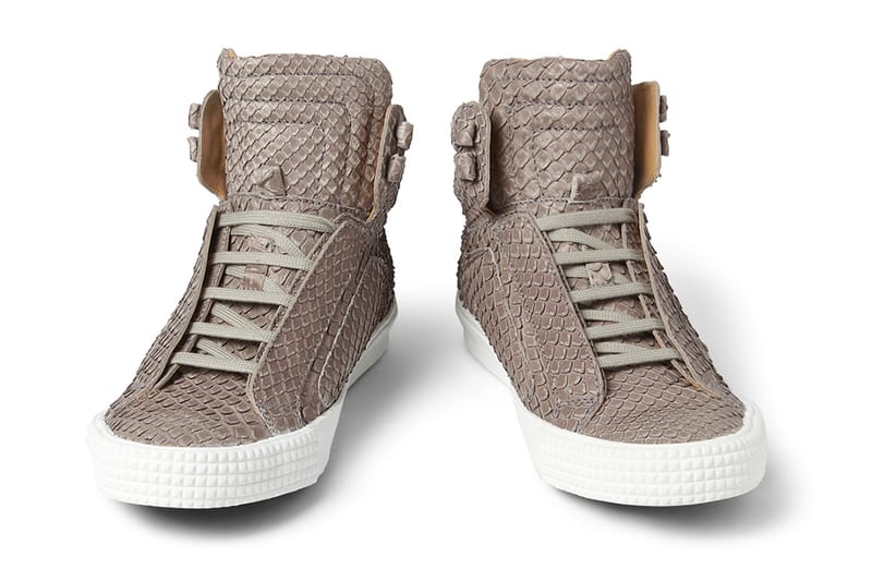 Jimmy Choo Snakeskin-Effect High Tops