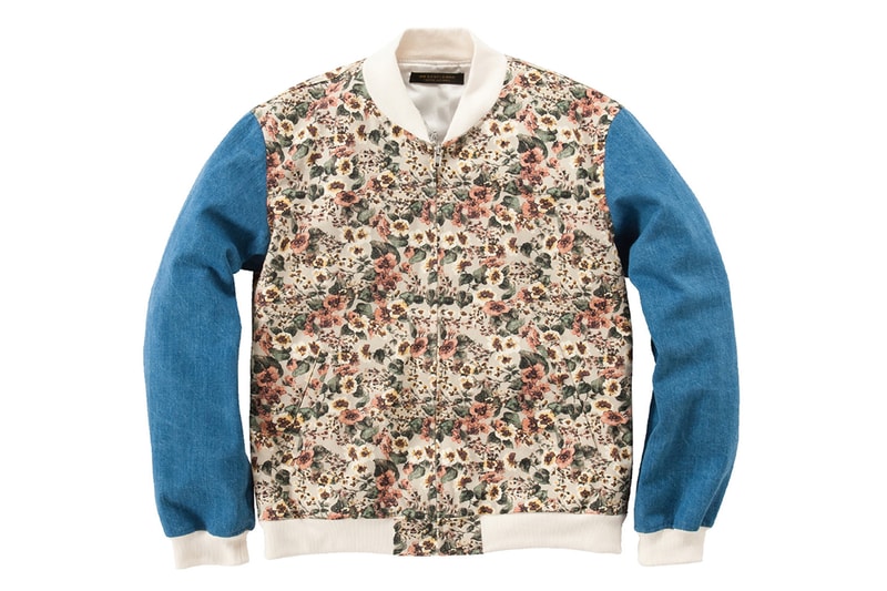 Mr. GENTLEMAN 2013 Spring/Summer Floral Zip-Up Jacket