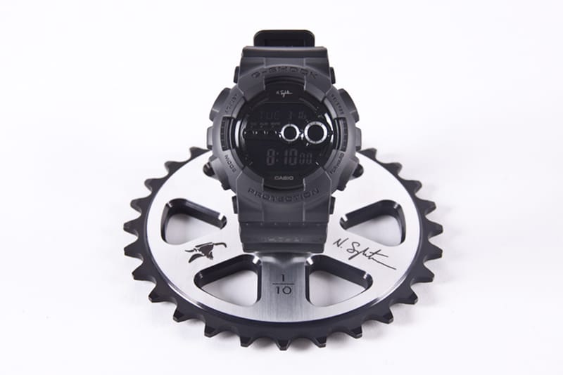 Nigel Sylvester x G-Shock x Animal Bikes Limited Edition Autographed Sprocket Display