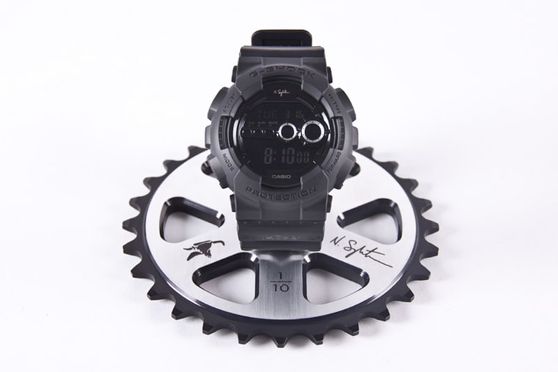 Nigel Sylvester x G-Shock x Animal Bikes Limited Edition Autographed Sprocket Display