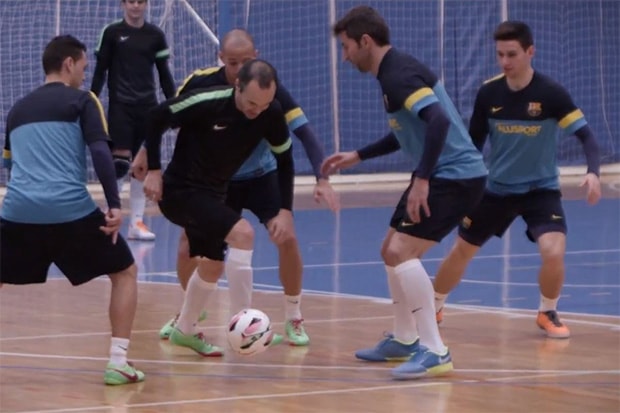 Barcelona's Midfield Maestro Iniesta Discusses Growing-Up Playing Small-Sided Football