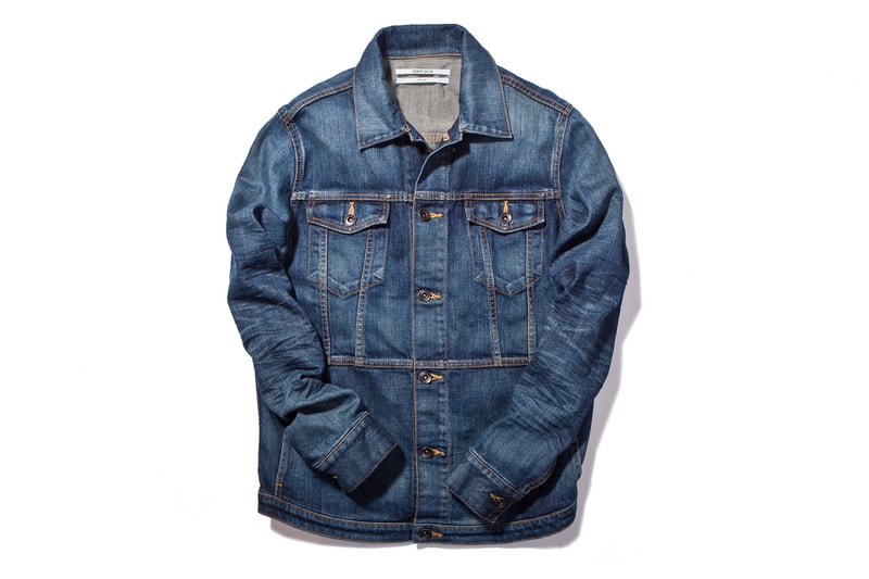 Robert Geller Indigo Denim Trucker Jacket
