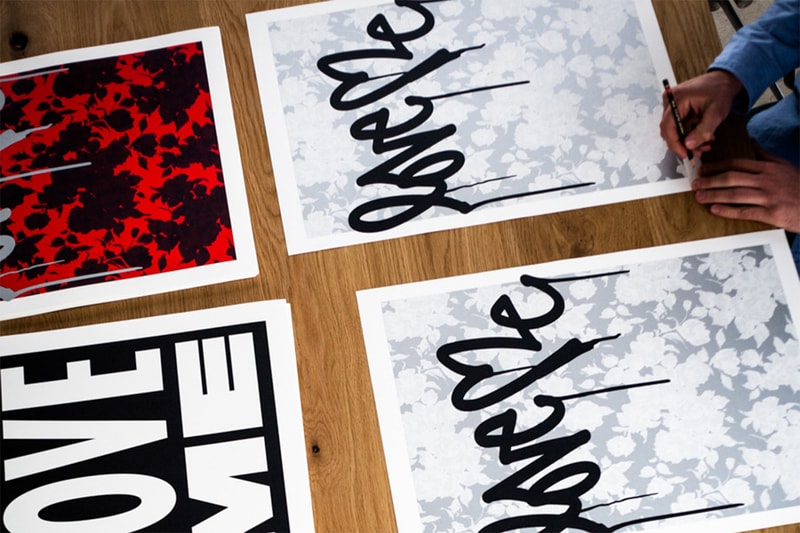 Saturdays Surf NYC x Curtis Kulig "LOVE ME" Art Prints