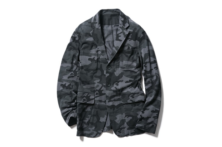 SOPHNET. 2013 Spring/Summer Camouflage Seed Stitch Jacket