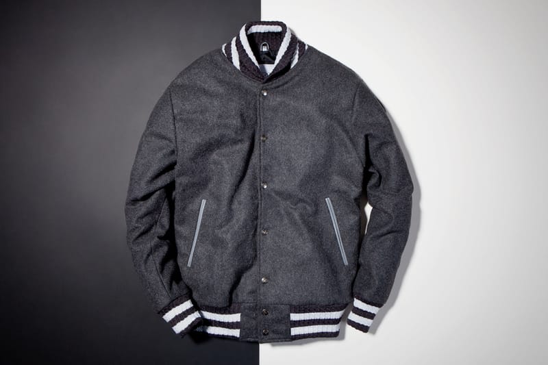Soulland x House of Billiam Grey Wool Varsity Jacket