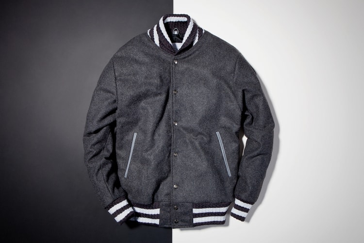 Soulland x House of Billiam Grey Wool Varsity Jacket