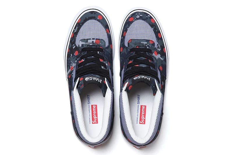 supreme comme des garcons vans