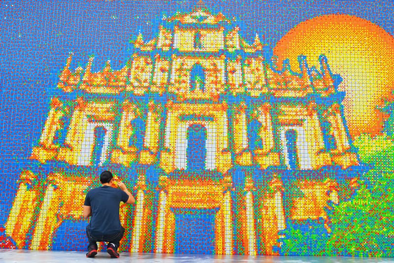 The World’s Largest Rubik’s Cube Mosaic by Cubeworks Studio