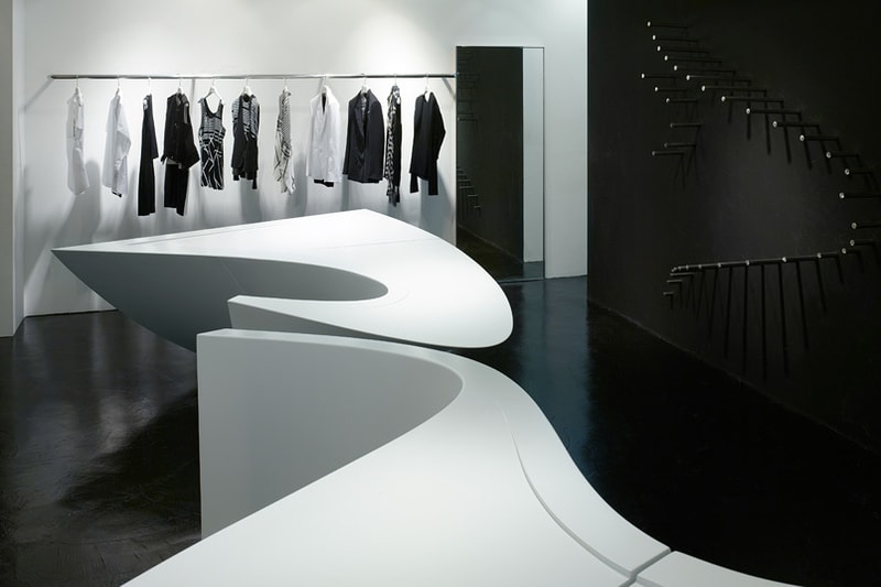Zaha Hadid x Neil Barrett Shop-In-Shop