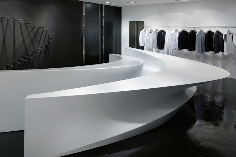 Zaha Hadid x Neil Barrett Shop-In-Shop
