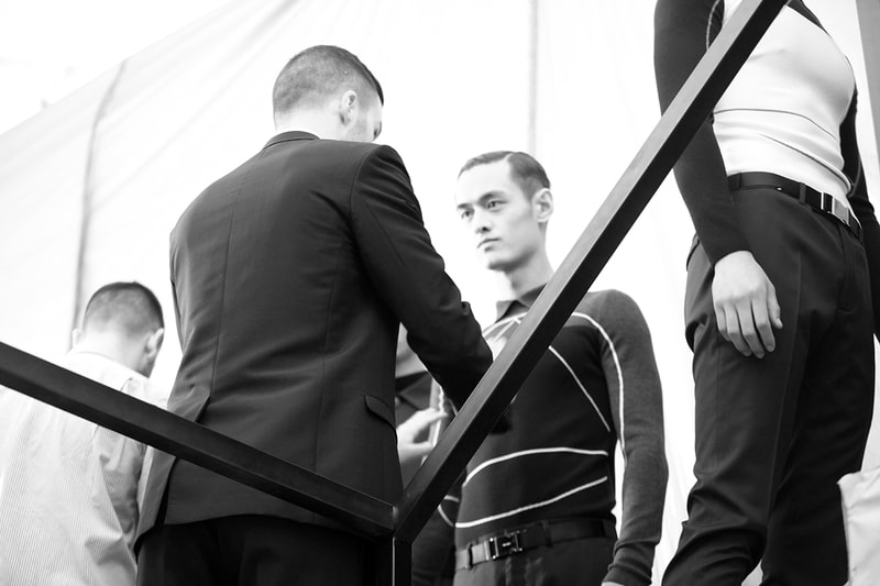 Backstage at Dior Homme's First Ever Show in Beijing for Fall/Winter 2013