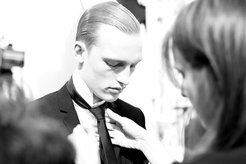 Backstage at Dior Homme's First Ever Show in Beijing for Fall/Winter 2013