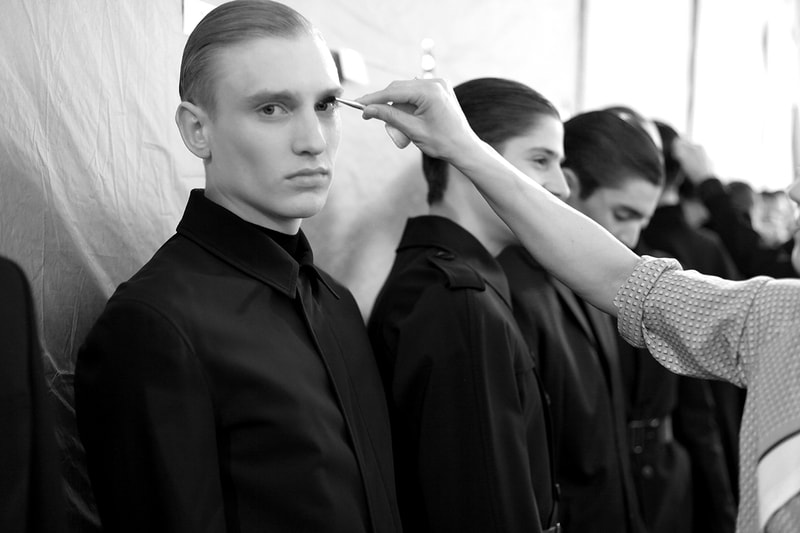 Backstage at Dior Homme's First Ever Show in Beijing for Fall/Winter 2013