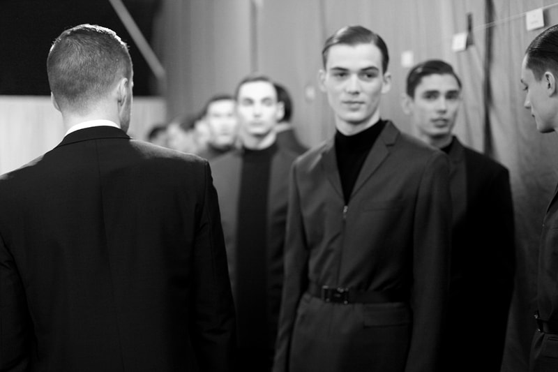 Backstage at Dior Homme's First Ever Show in Beijing for Fall/Winter 2013