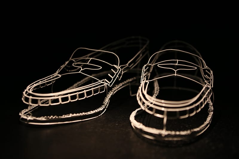 Cathy Miles Wire Shoes Installation @ South Place Hotel