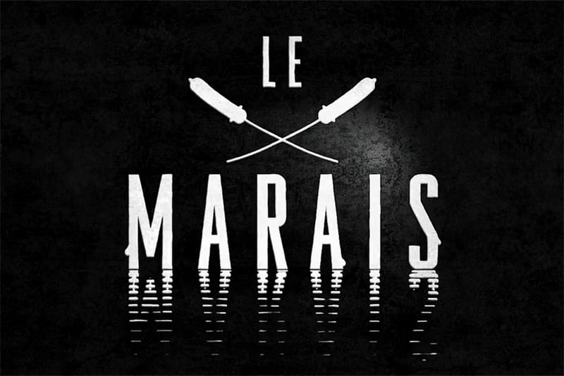 Depicting Parisian Neighborhoods via Typography