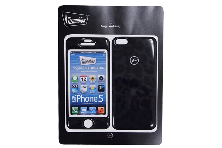 fragment design x Gizmobies iPhone 5 BLACK LEOPARD Protector