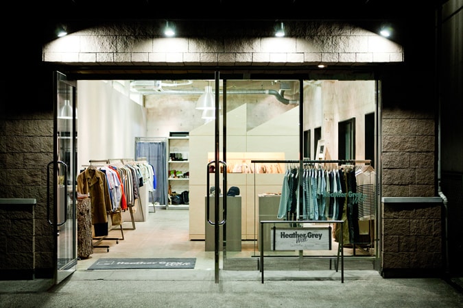 Heather Grey Wall ESTNATION Pop-up Store