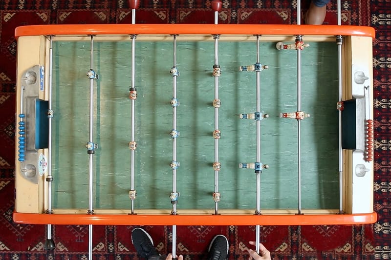 JP Plunier of Feal Mor and Chris Gibbs of Union Talk Vintage Soccer Gear