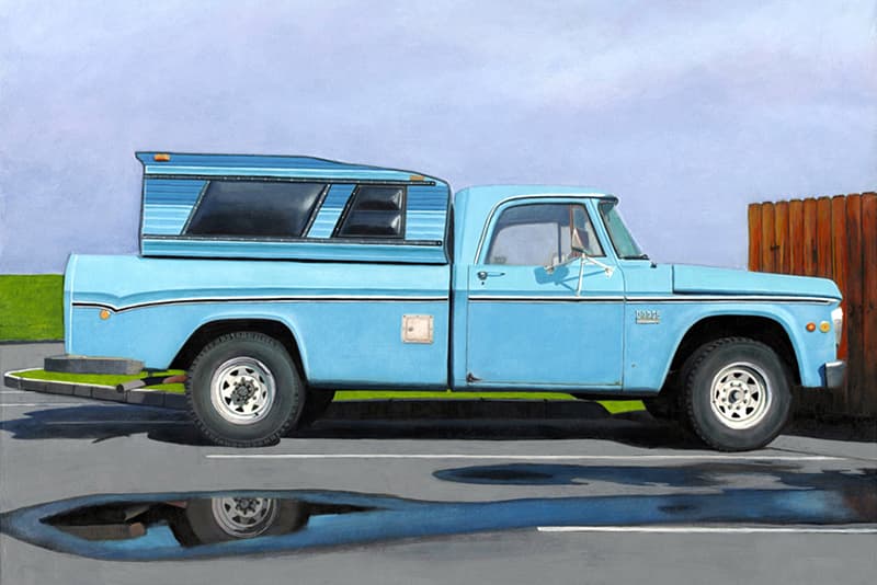 Leah Giberson's Hyperrealistic Paintings of Suburban Life